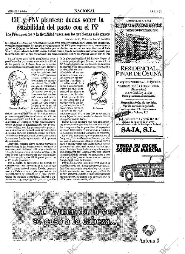 ABC MADRID 13-09-1996 página 23