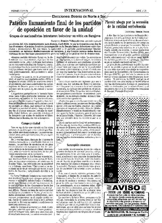 ABC MADRID 13-09-1996 página 31