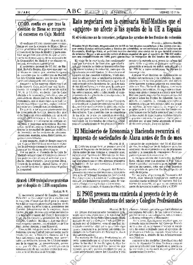 ABC MADRID 13-09-1996 página 38