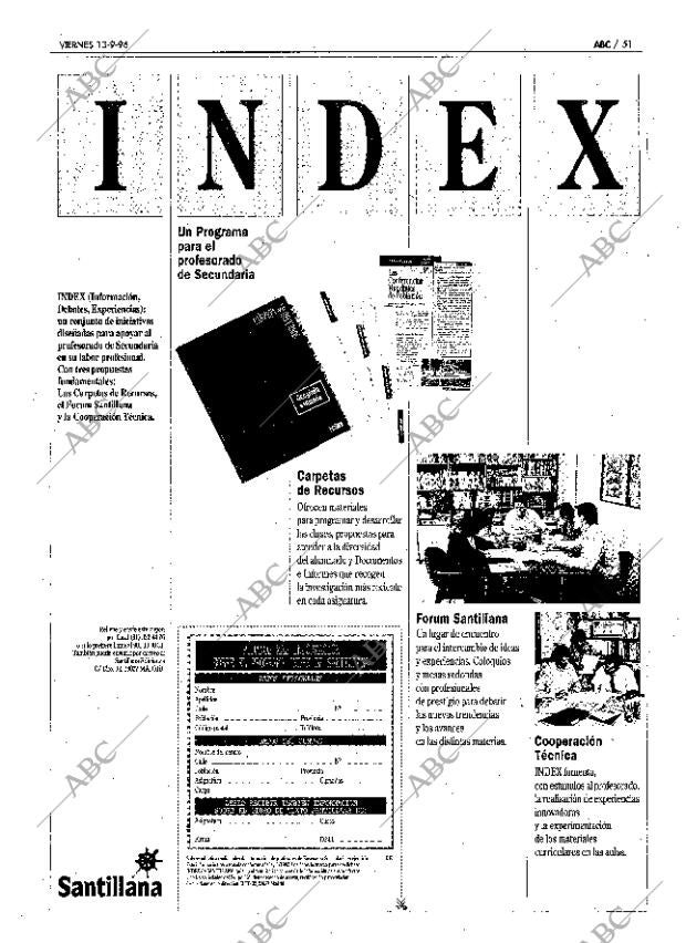 ABC MADRID 13-09-1996 página 51