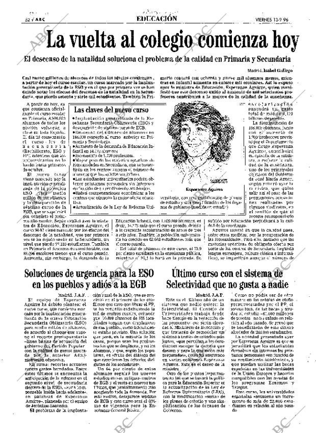ABC MADRID 13-09-1996 página 52