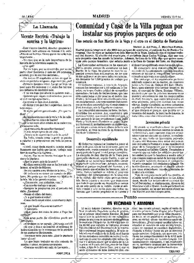 ABC MADRID 13-09-1996 página 58