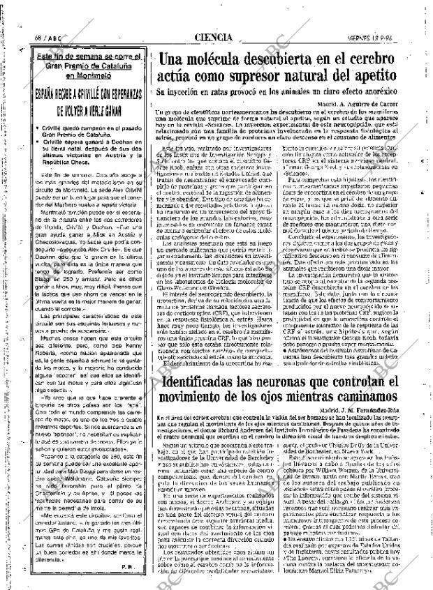 ABC MADRID 13-09-1996 página 68