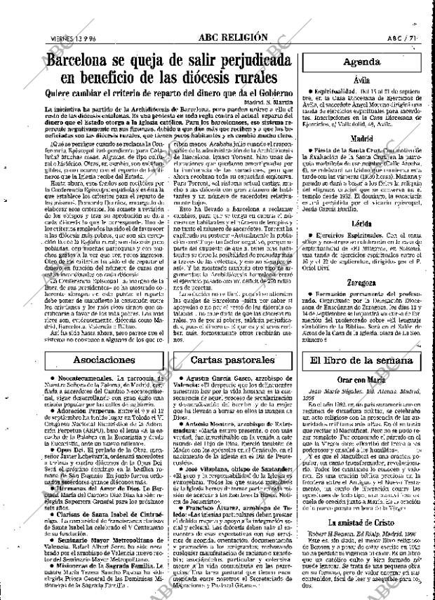 ABC MADRID 13-09-1996 página 71