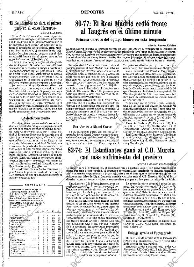 ABC MADRID 13-09-1996 página 80