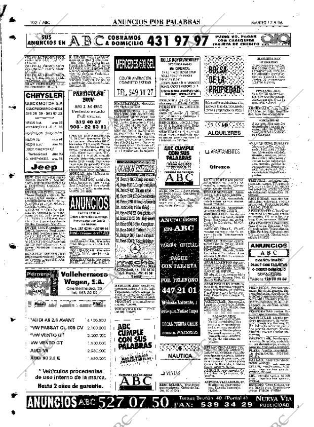 ABC MADRID 17-09-1996 página 102