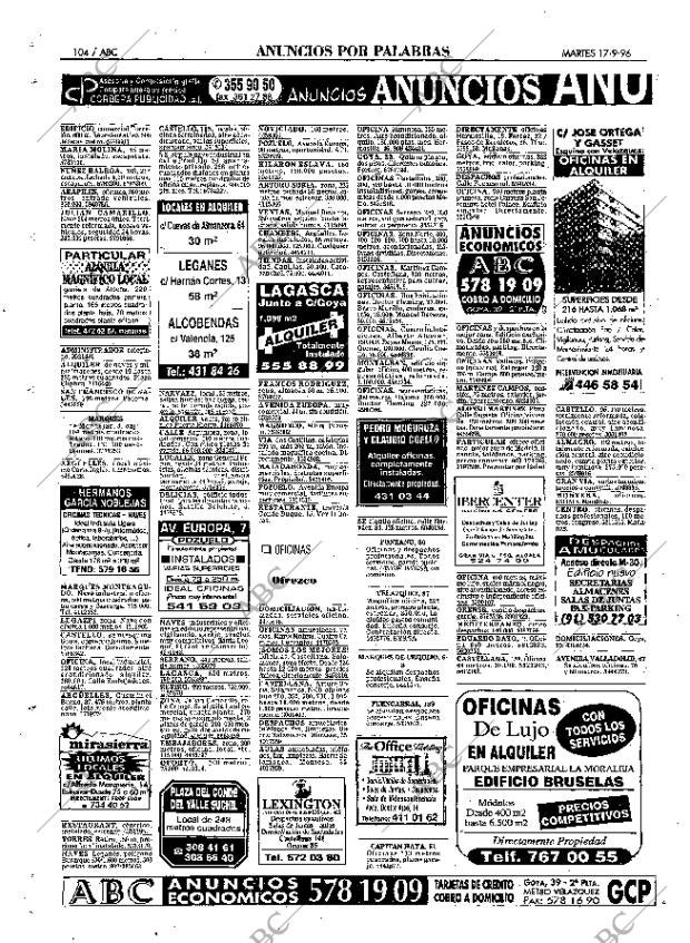 ABC MADRID 17-09-1996 página 104