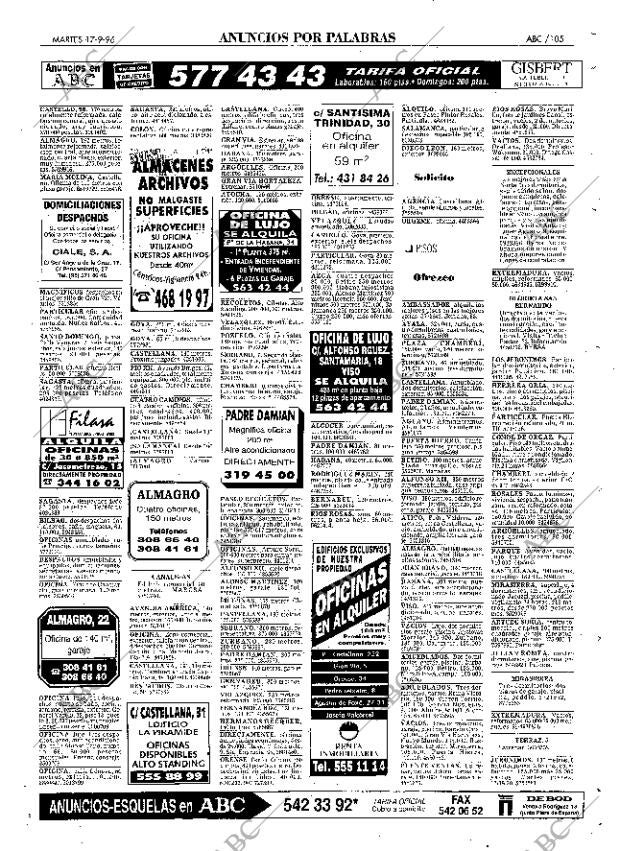 ABC MADRID 17-09-1996 página 105