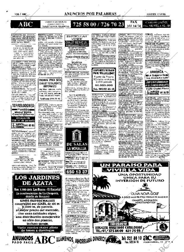 ABC MADRID 17-09-1996 página 108