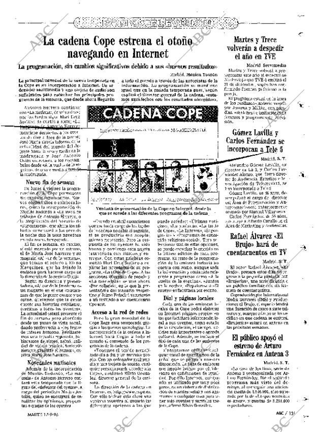 ABC MADRID 17-09-1996 página 131