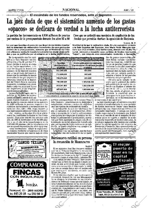 ABC MADRID 17-09-1996 página 25