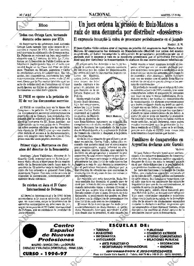ABC MADRID 17-09-1996 página 30