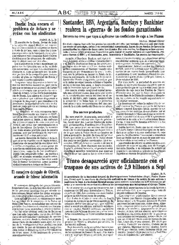 ABC MADRID 17-09-1996 página 46