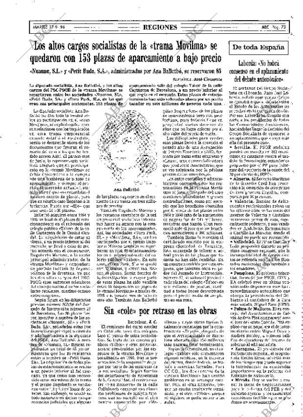 ABC MADRID 17-09-1996 página 73