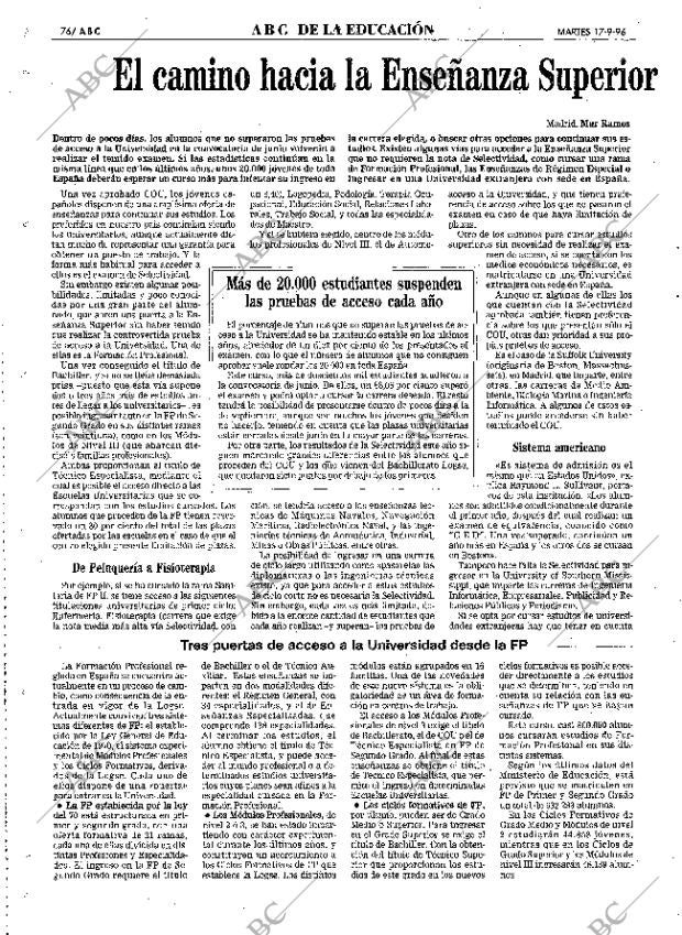 ABC MADRID 17-09-1996 página 76
