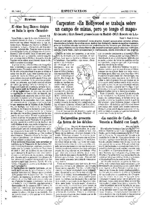 ABC MADRID 17-09-1996 página 90