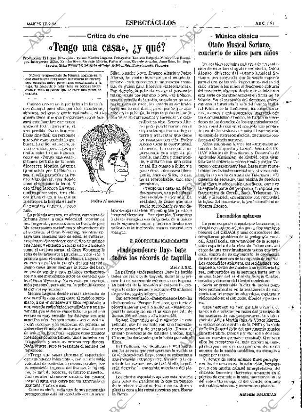ABC MADRID 17-09-1996 página 91