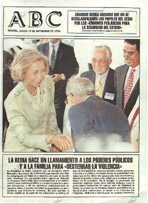 ABC MADRID 19-09-1996 página 1