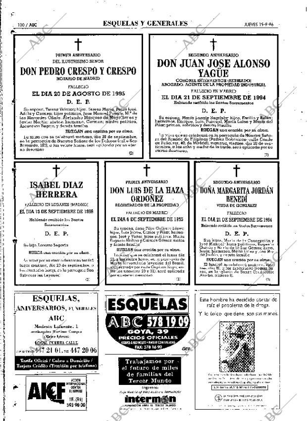 ABC MADRID 19-09-1996 página 100