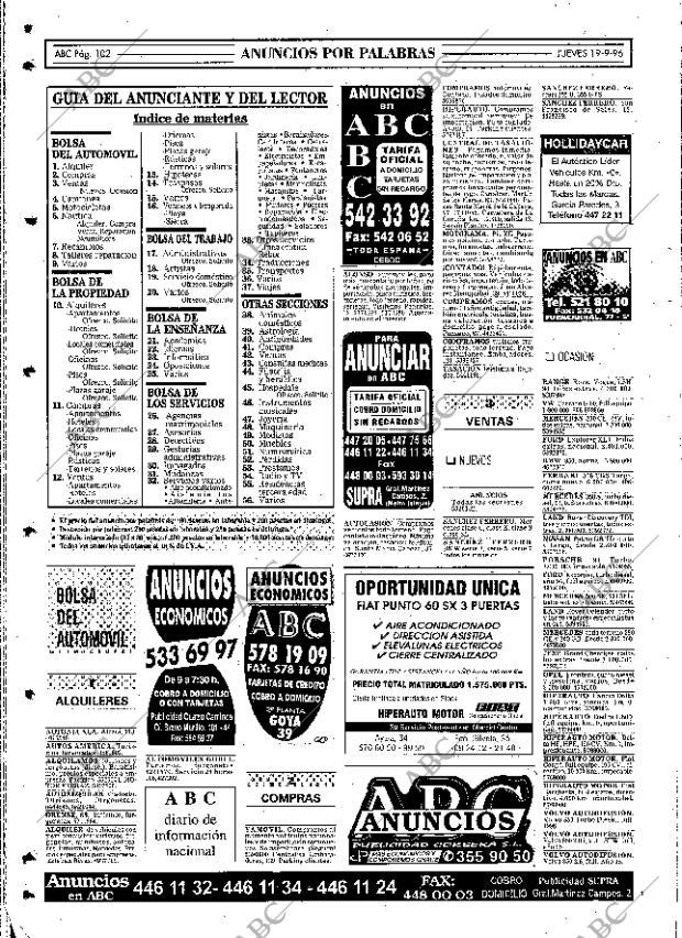 ABC MADRID 19-09-1996 página 102