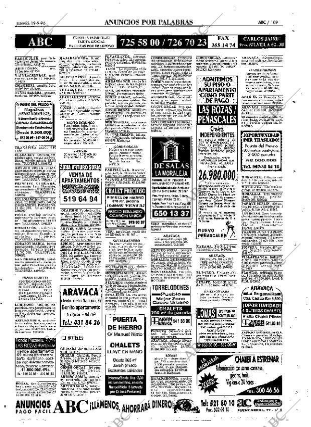 ABC MADRID 19-09-1996 página 109