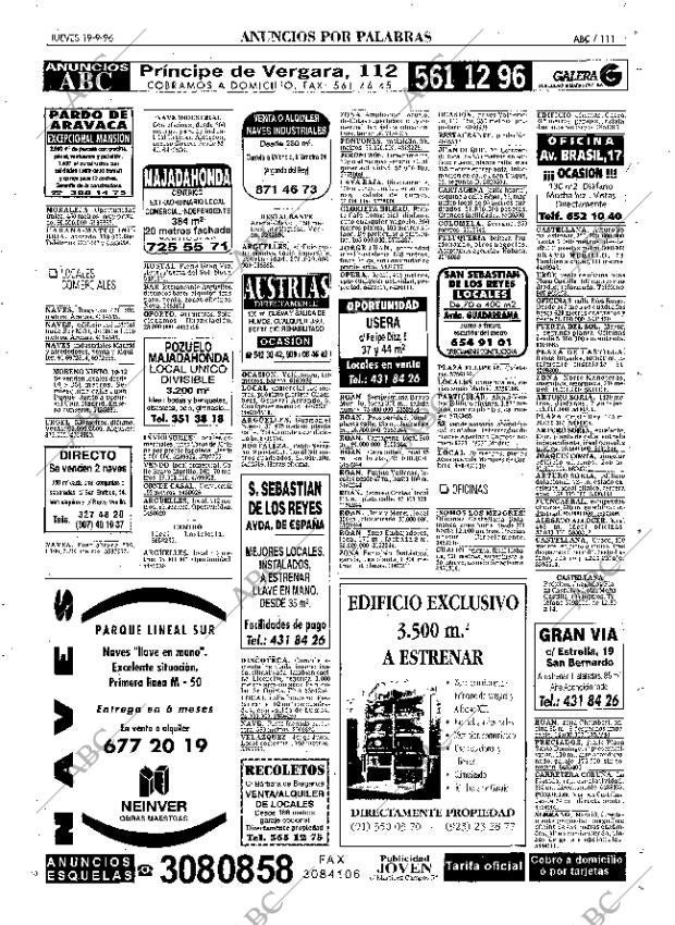 ABC MADRID 19-09-1996 página 111
