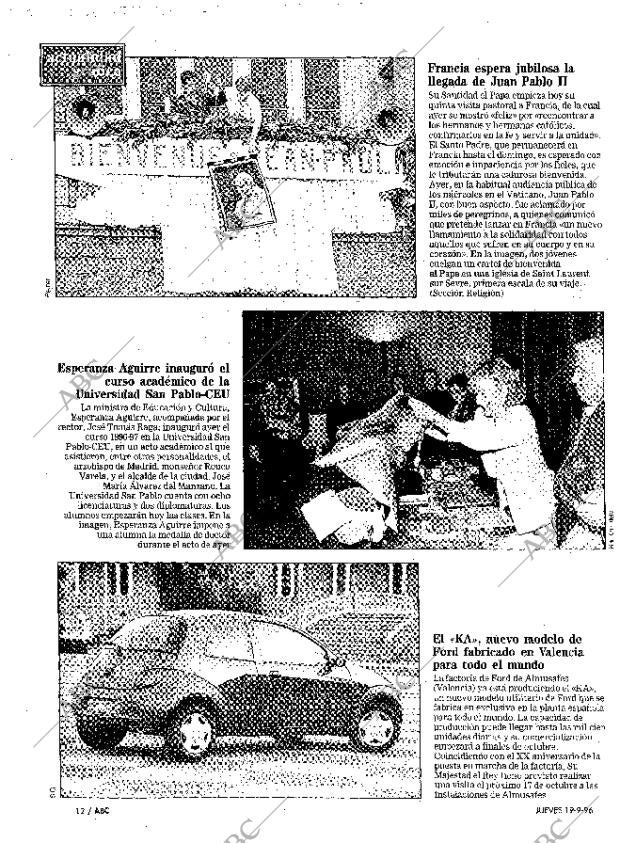 ABC MADRID 19-09-1996 página 12