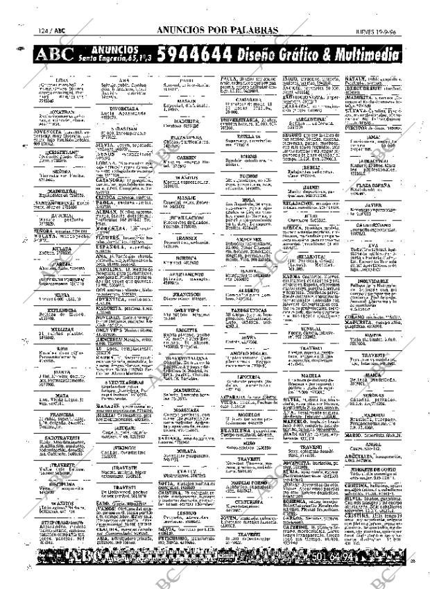 ABC MADRID 19-09-1996 página 124