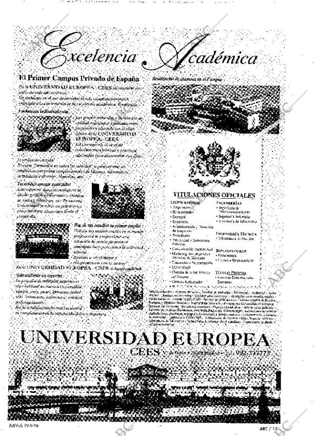 ABC MADRID 19-09-1996 página 15