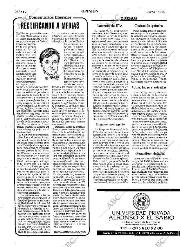 ABC MADRID 19-09-1996 página 20