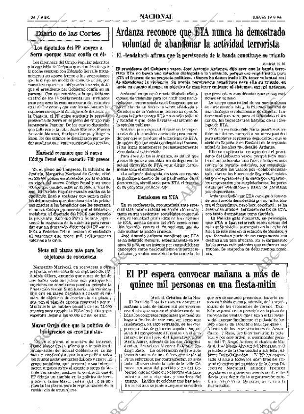 ABC MADRID 19-09-1996 página 26