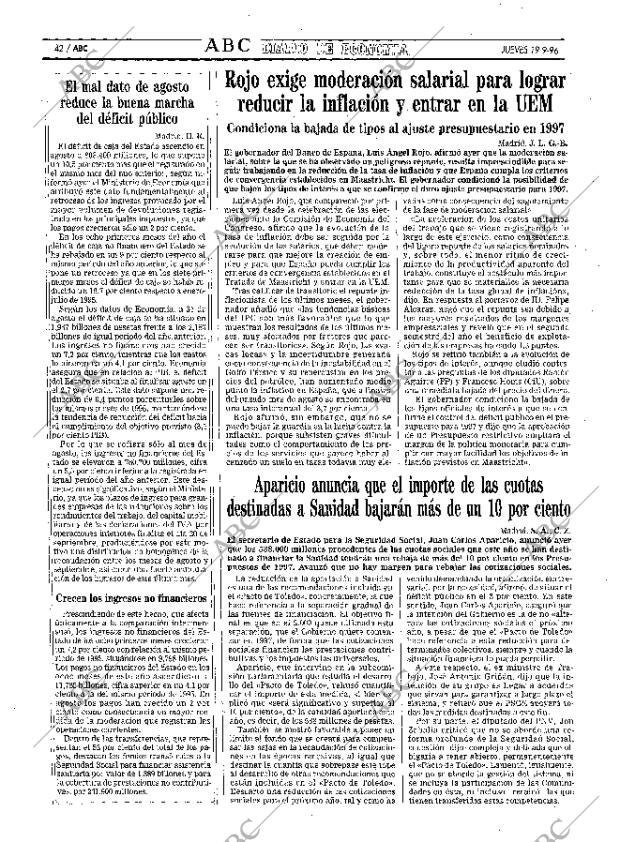 ABC MADRID 19-09-1996 página 42