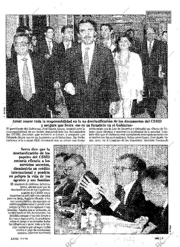 ABC MADRID 19-09-1996 página 5