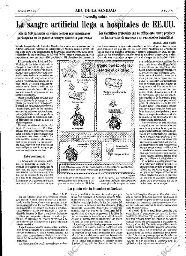 ABC MADRID 19-09-1996 página 77