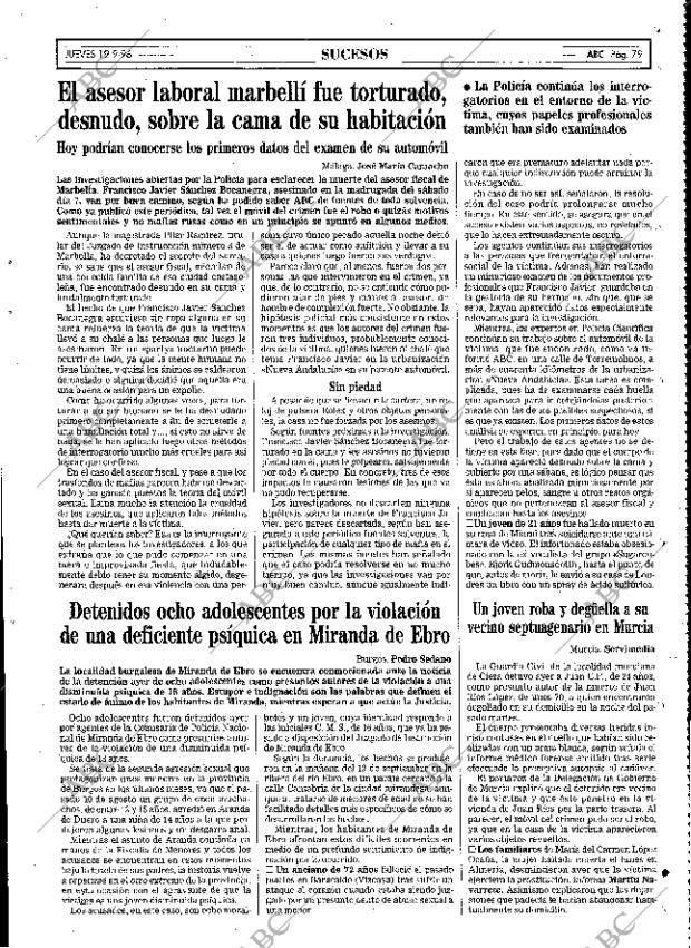 ABC MADRID 19-09-1996 página 79