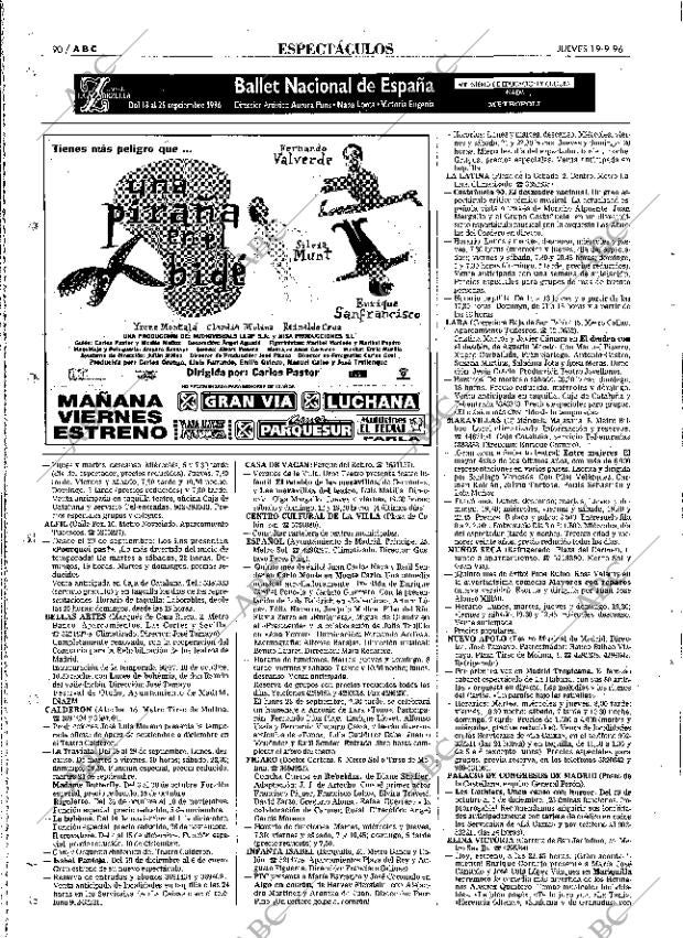 ABC MADRID 19-09-1996 página 90