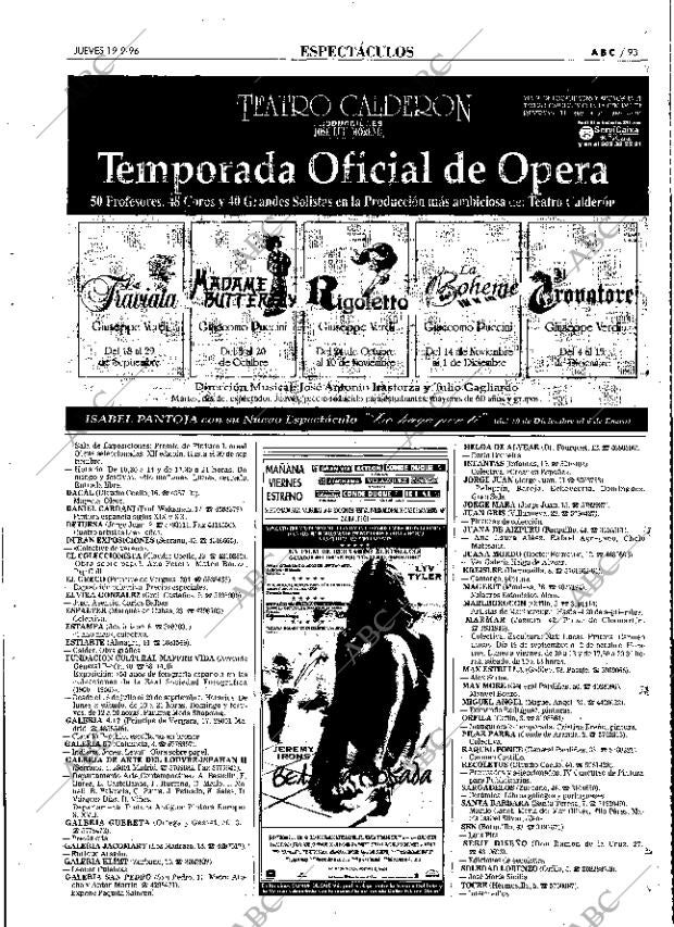 ABC MADRID 19-09-1996 página 93