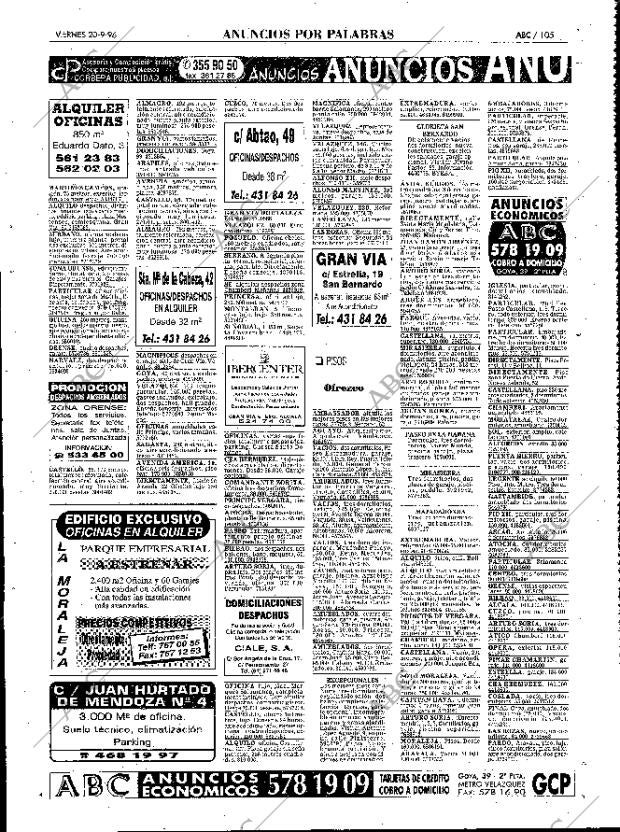 ABC MADRID 20-09-1996 página 105