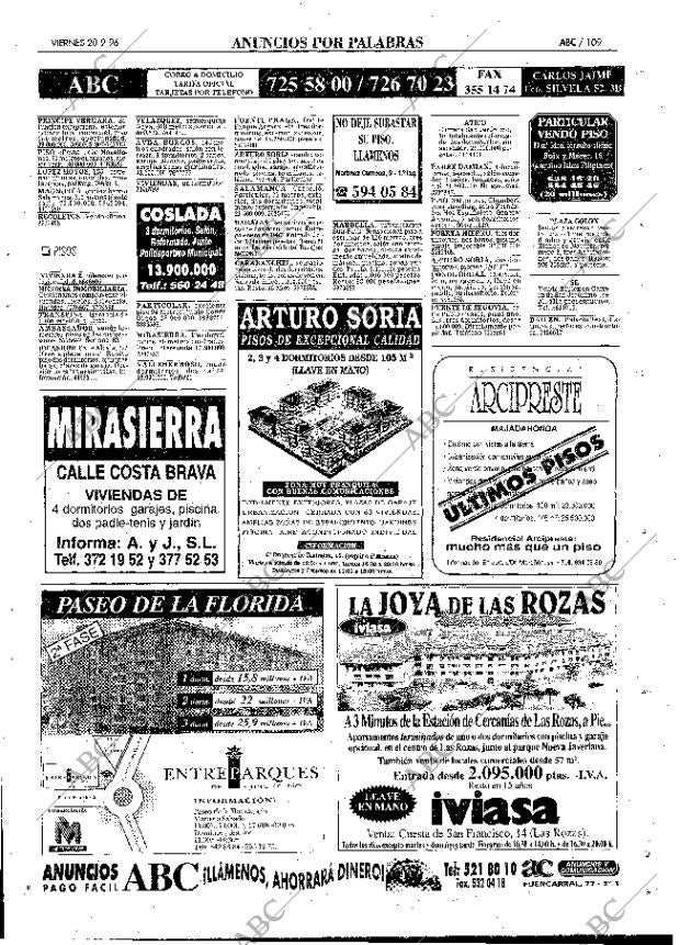 ABC MADRID 20-09-1996 página 109