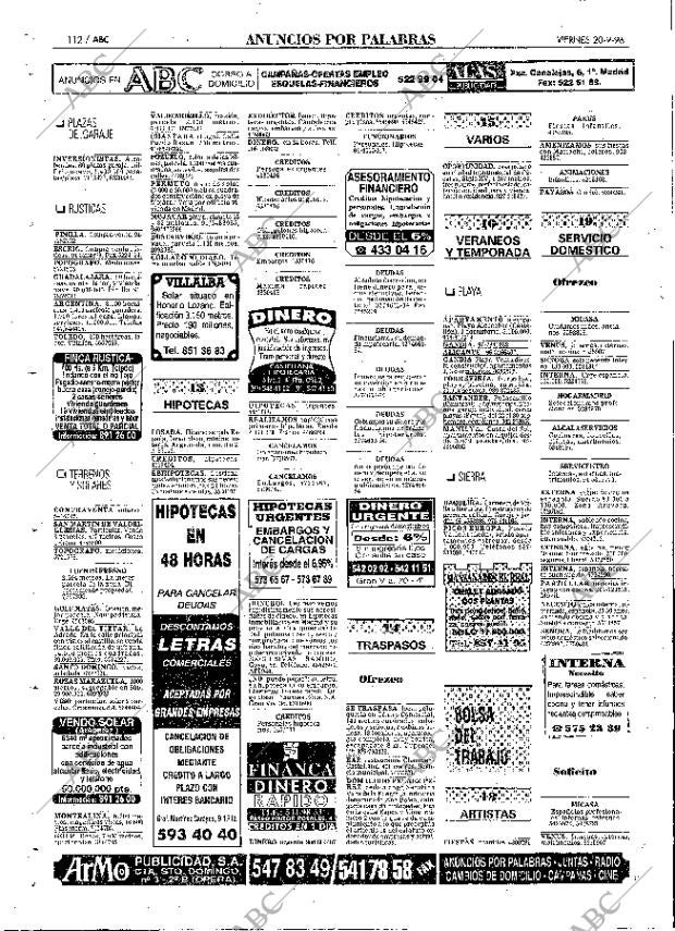 ABC MADRID 20-09-1996 página 112