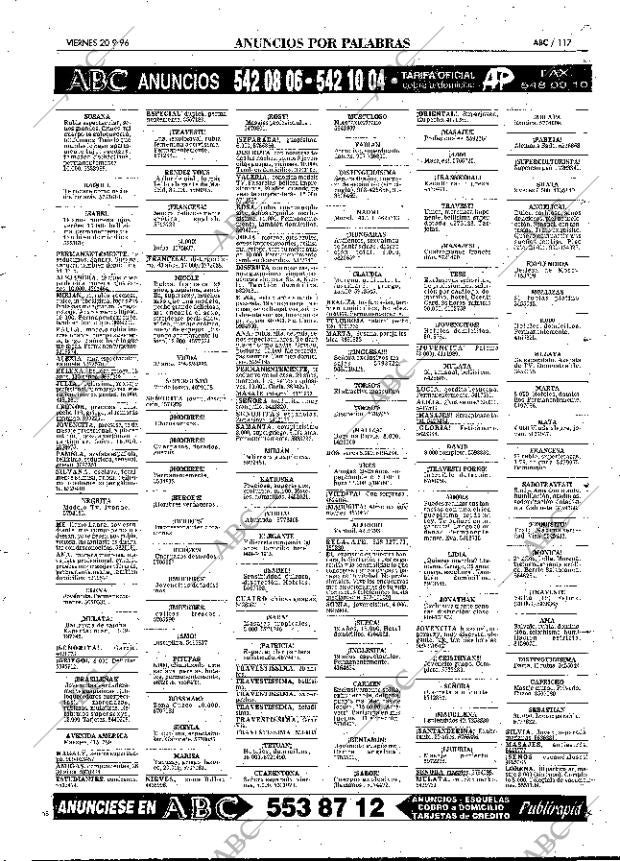 ABC MADRID 20-09-1996 página 117