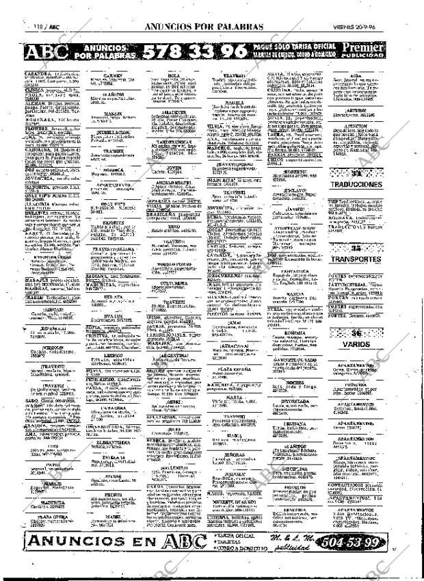 ABC MADRID 20-09-1996 página 118