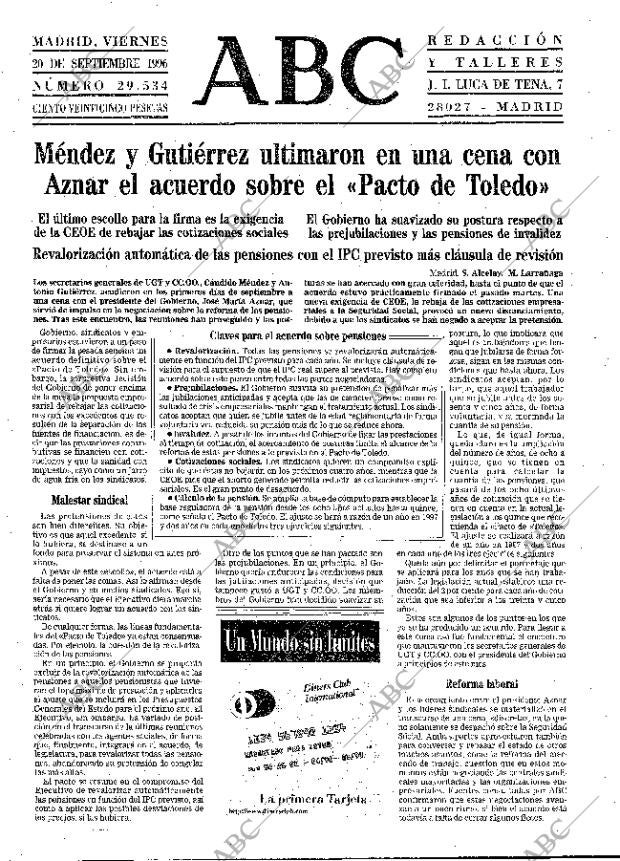 ABC MADRID 20-09-1996 página 13