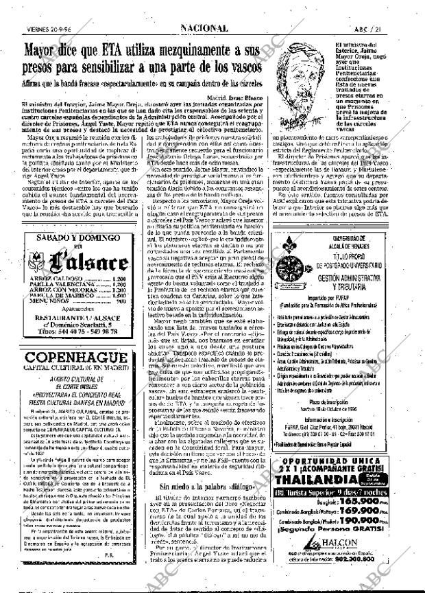 ABC MADRID 20-09-1996 página 21