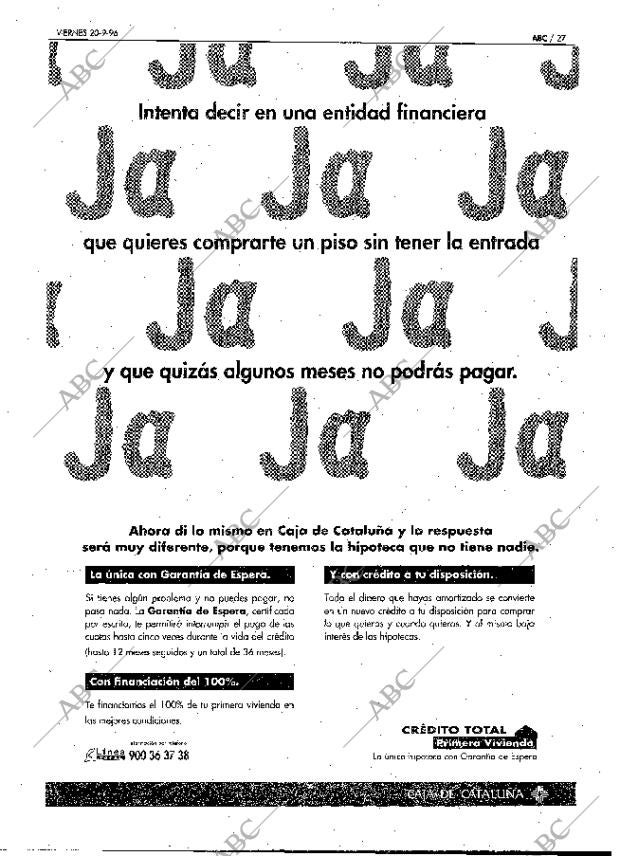 ABC MADRID 20-09-1996 página 27