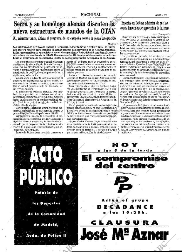 ABC MADRID 20-09-1996 página 29