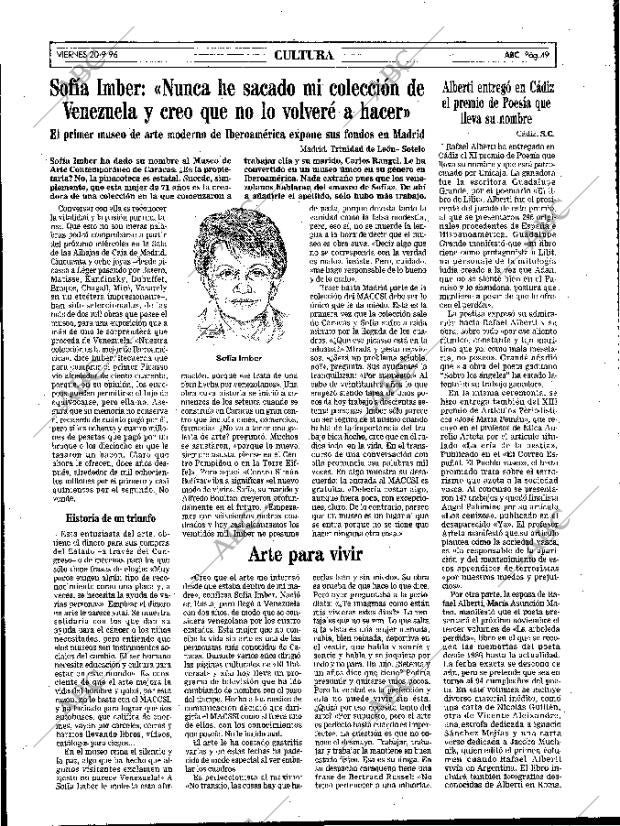 ABC MADRID 20-09-1996 página 49