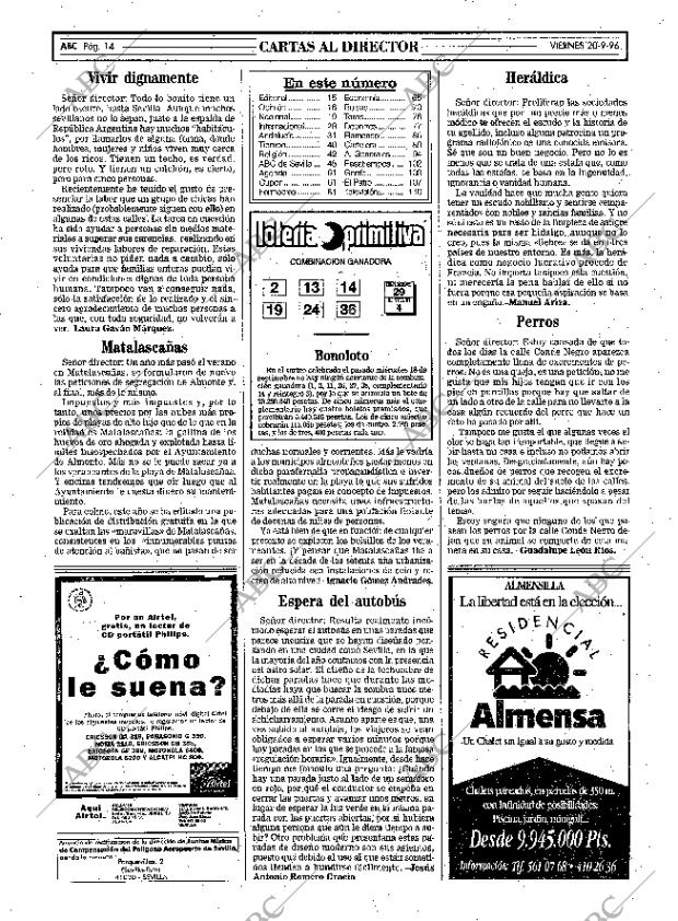 ABC SEVILLA 20-09-1996 página 14