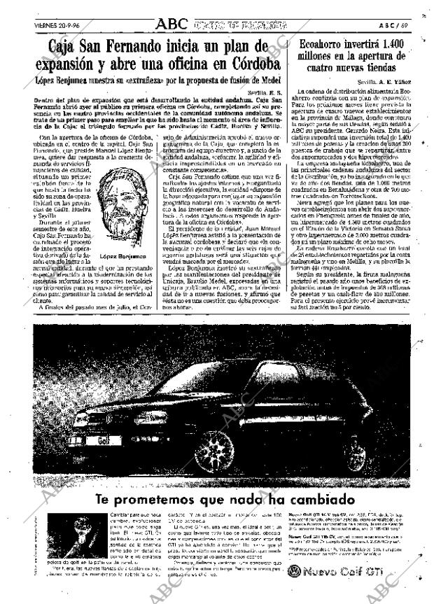 ABC SEVILLA 20-09-1996 página 69
