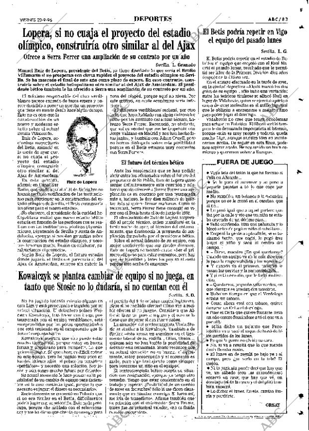 ABC SEVILLA 20-09-1996 página 83